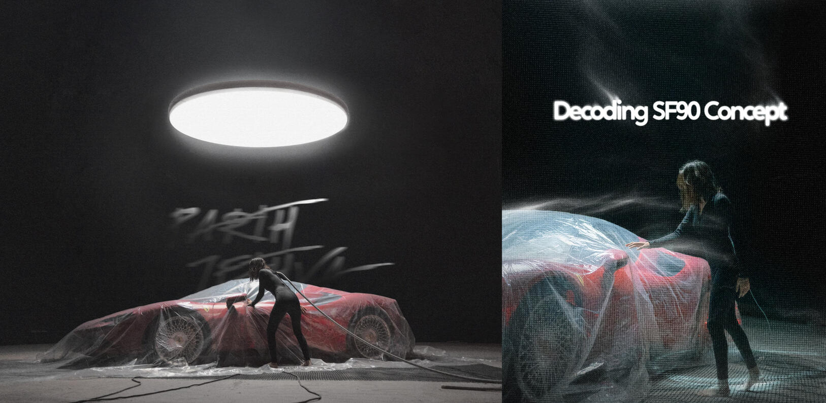 Key post-production frames from SF90 event shared on social media by Parth Jethva