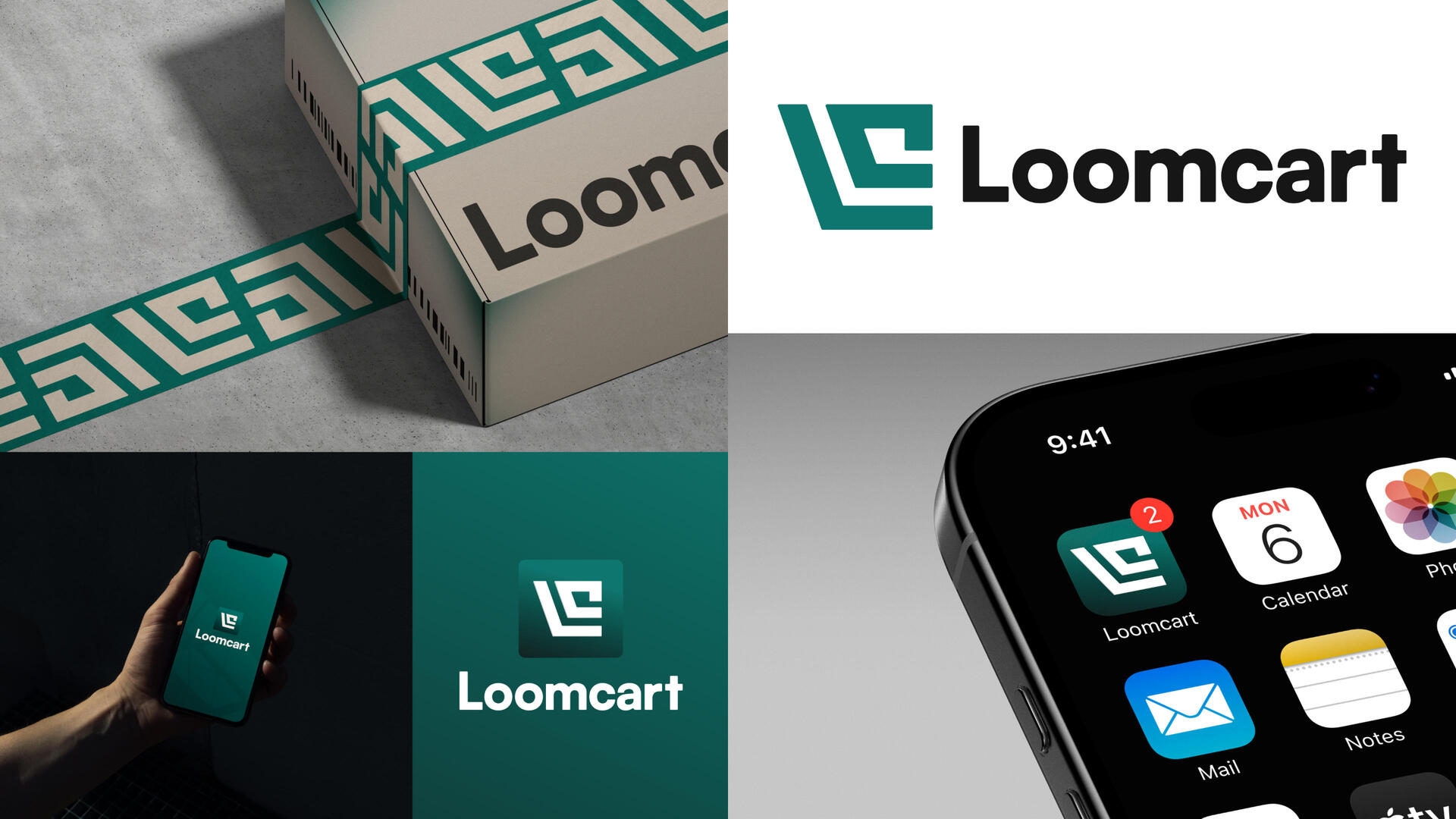 E-commerce branding for Loomcart - a curated platform for premium lifestyle goods and user-first experience.